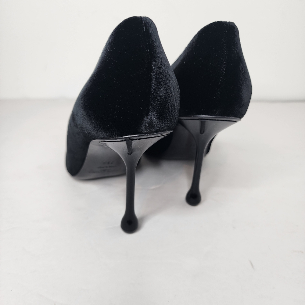 Jimmy Choo Orbs 95 Embellished Womens Black Pump Size 39.5 - Picture 6 of 9
